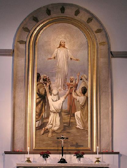 johan krouthen Karna kyrka, Malmslatt. Diocese of Linkoping Germany oil painting art